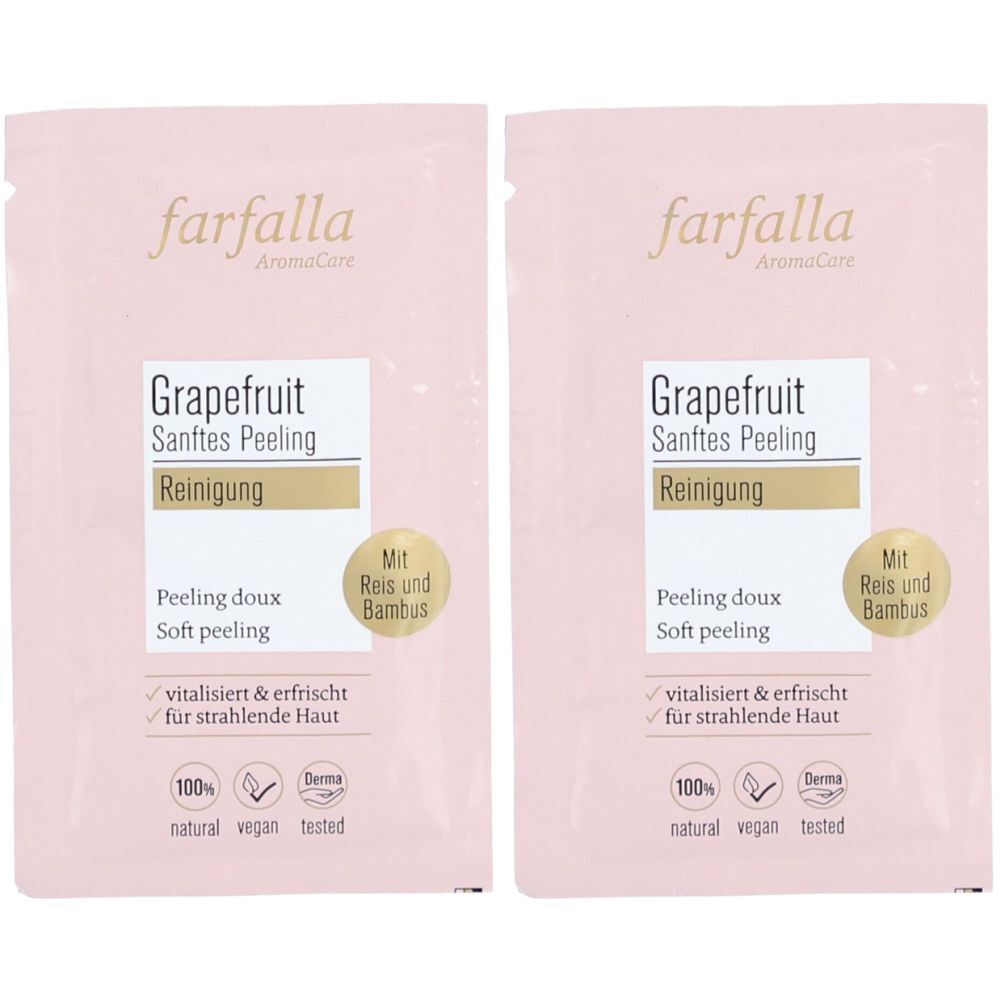 FARFALLA Sanftes Peeling Grapefruit 7 ml x2