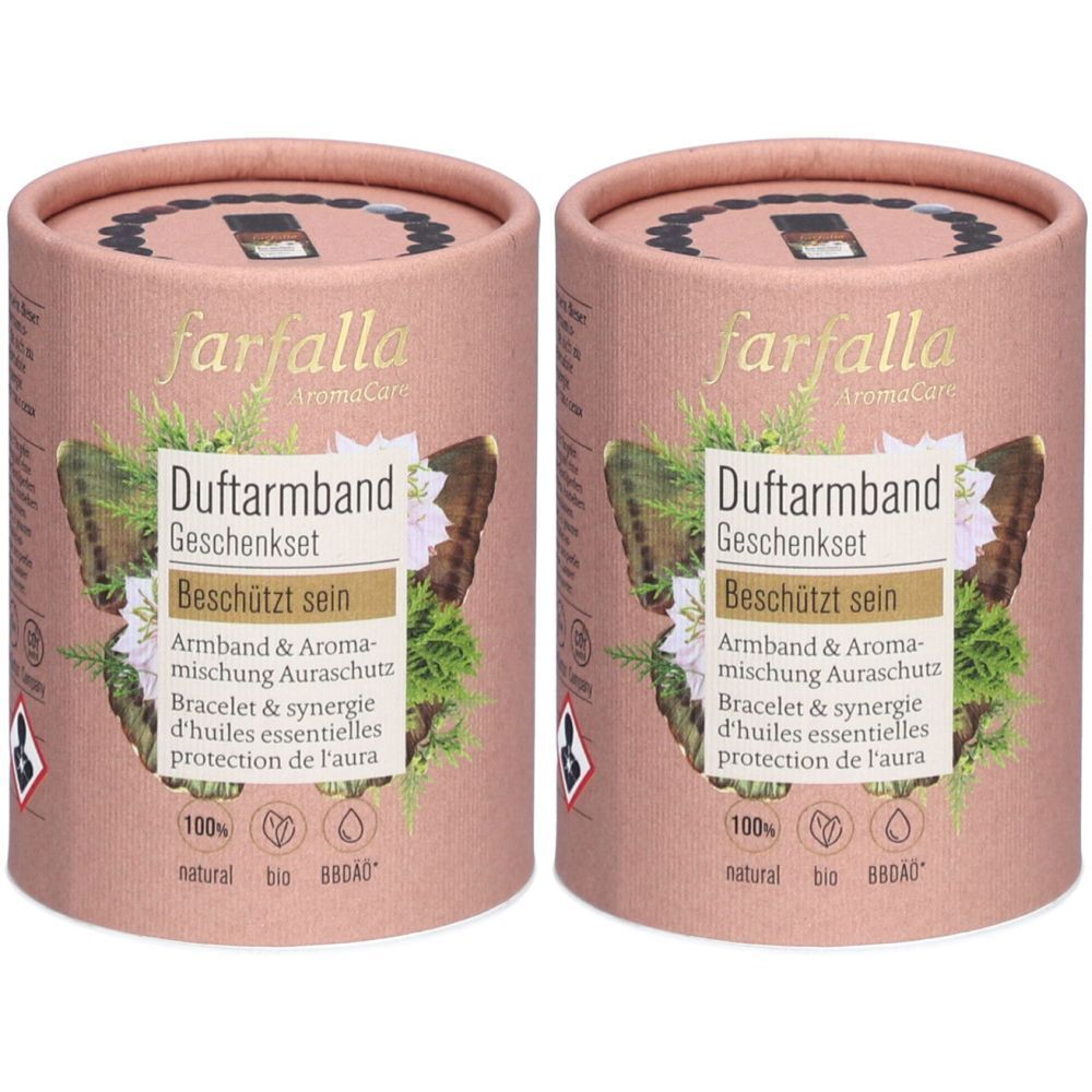 FARFALLA Geschenkset Duftarmband beschützt sein x2