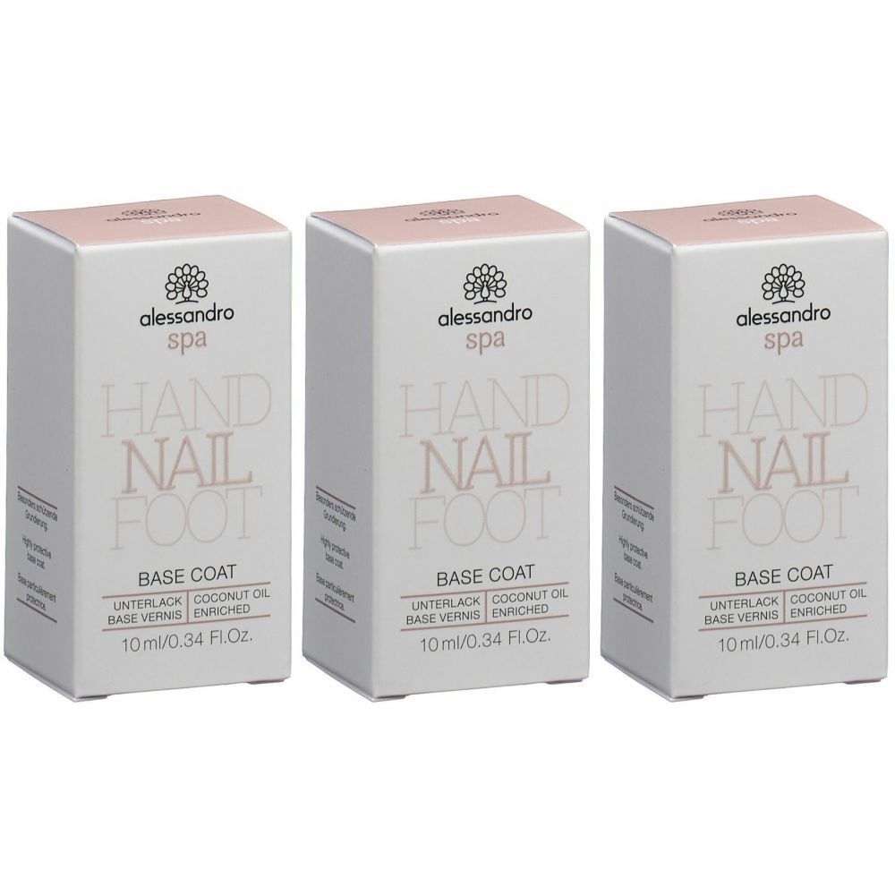 ALESSANDRO SPA Base vernis à ongles enrichi à l'huile de coco