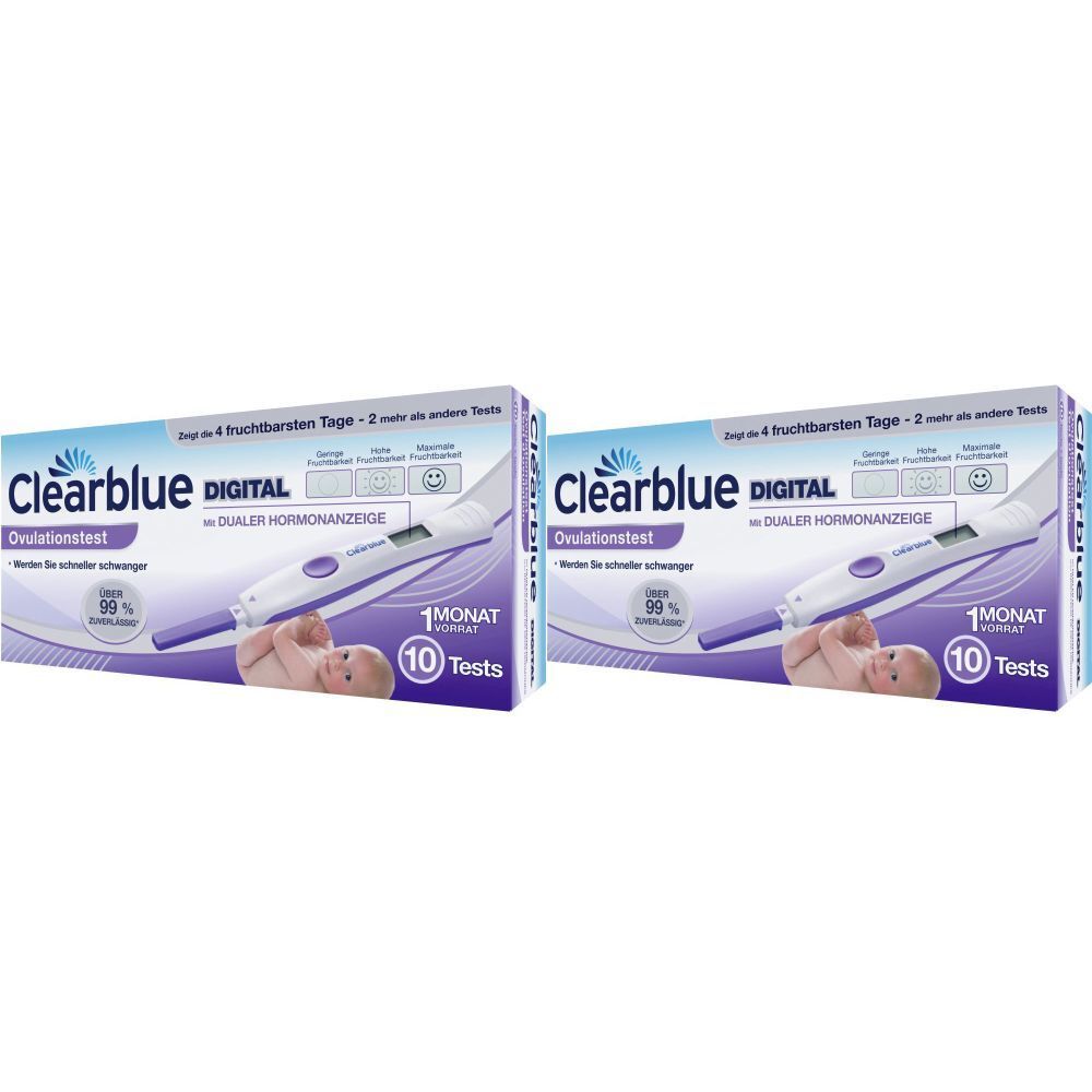 Clearblue® Test d'ovulation FORTSCHRITTLICH & DIGITAL