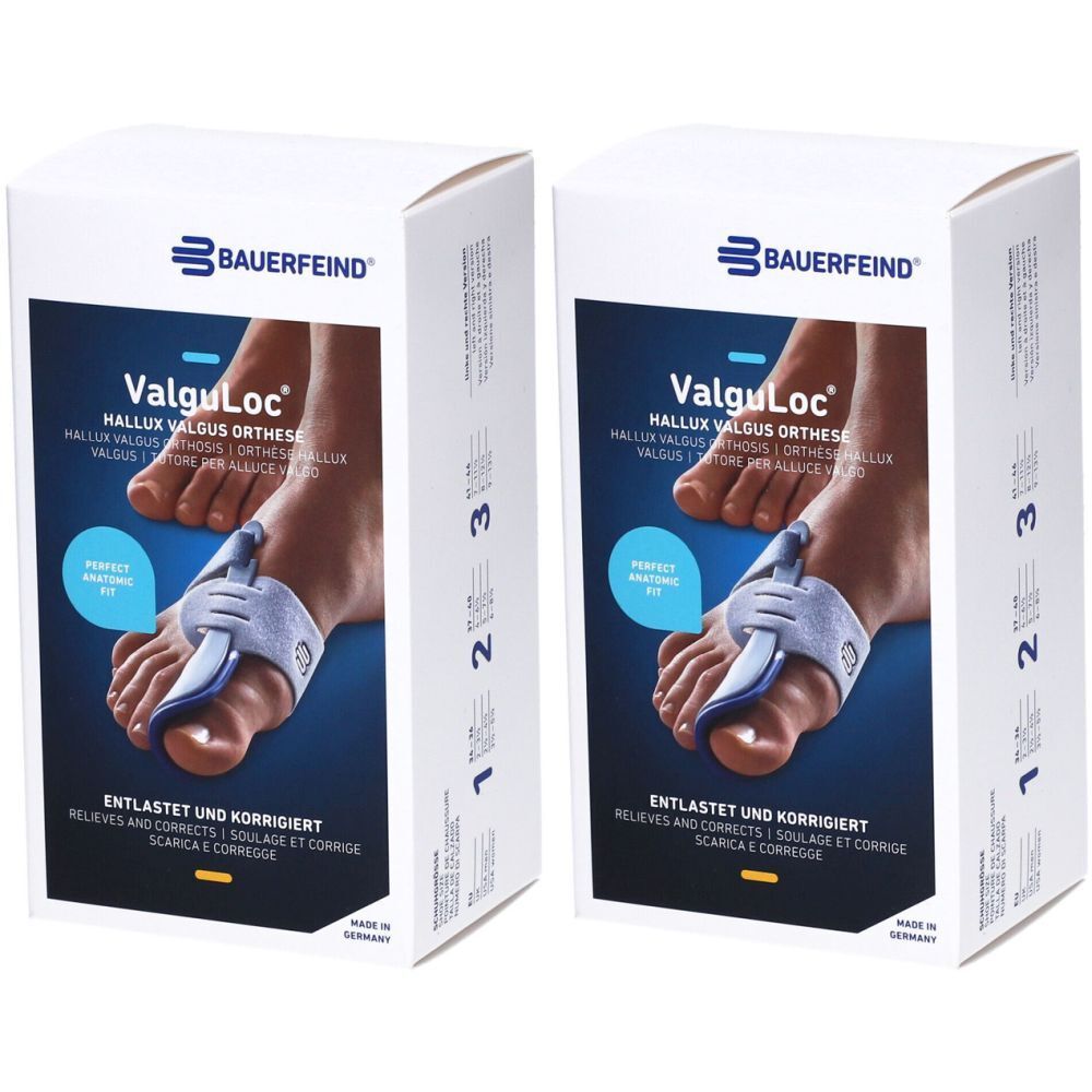VALGULOC Orthèse nuit hallux valgus droit taille 2 37-40