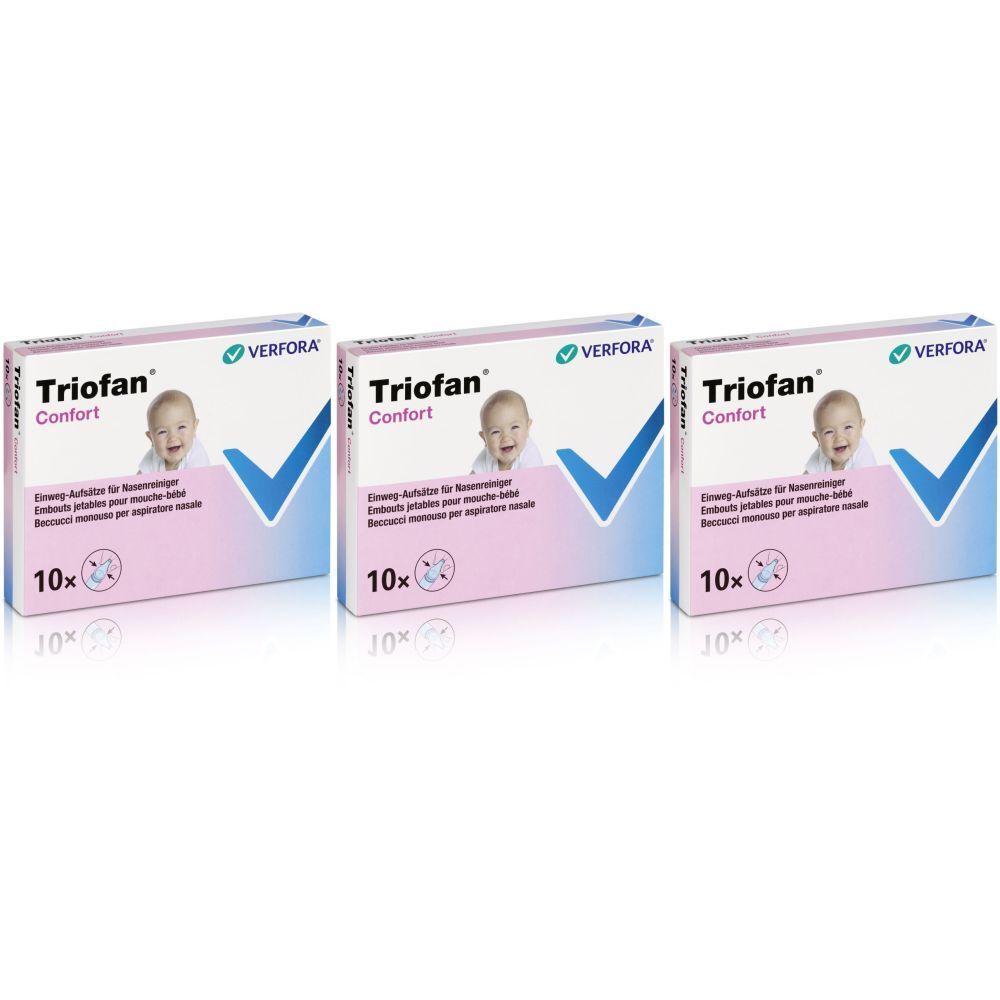 TRIOFAN® Confort Embouts jetables pour mouche-bébé