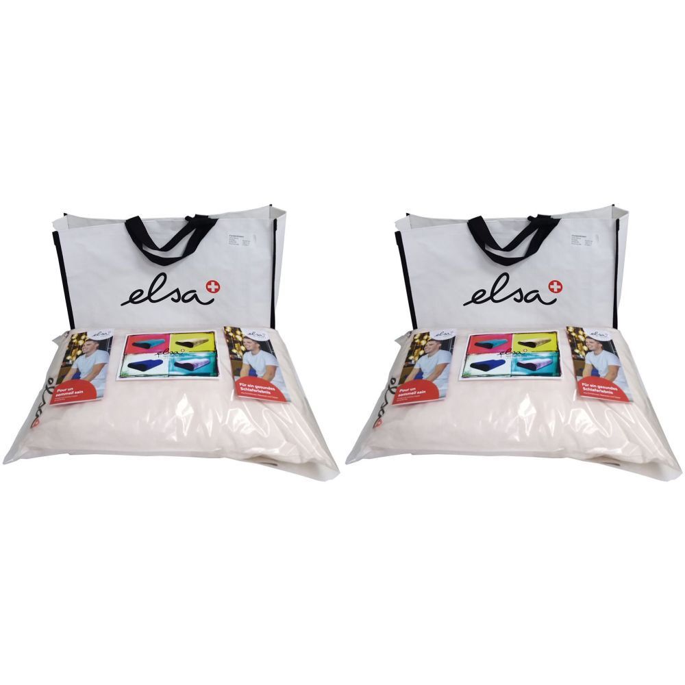 ELSA Oreiller Soft 40 x 60 cm sans taie