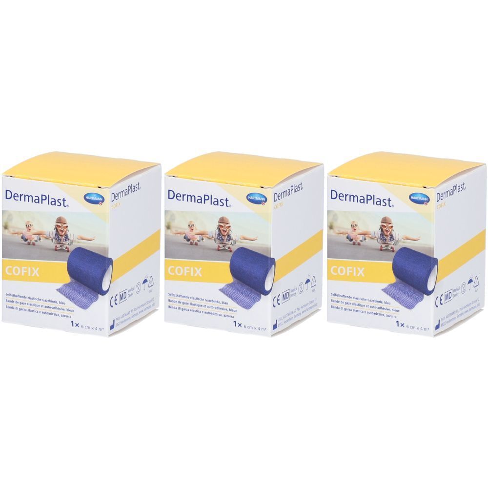 HARTMANN Dermaplast® CoFix 6 cm x 4 m bleu