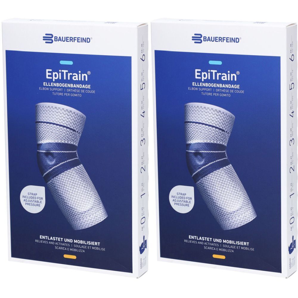 BAUERFEIND® EpiTrain® Ellbogenorthese Größe 0 Titan