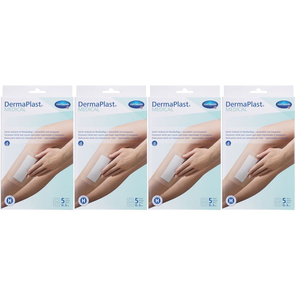 HARTMANN Dermaplast® Medical Steriles Transparentpflaster 15 x 9 cm