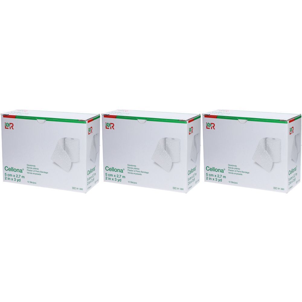 CELLONA® Gipsbinden 2,75 m x 5 cm