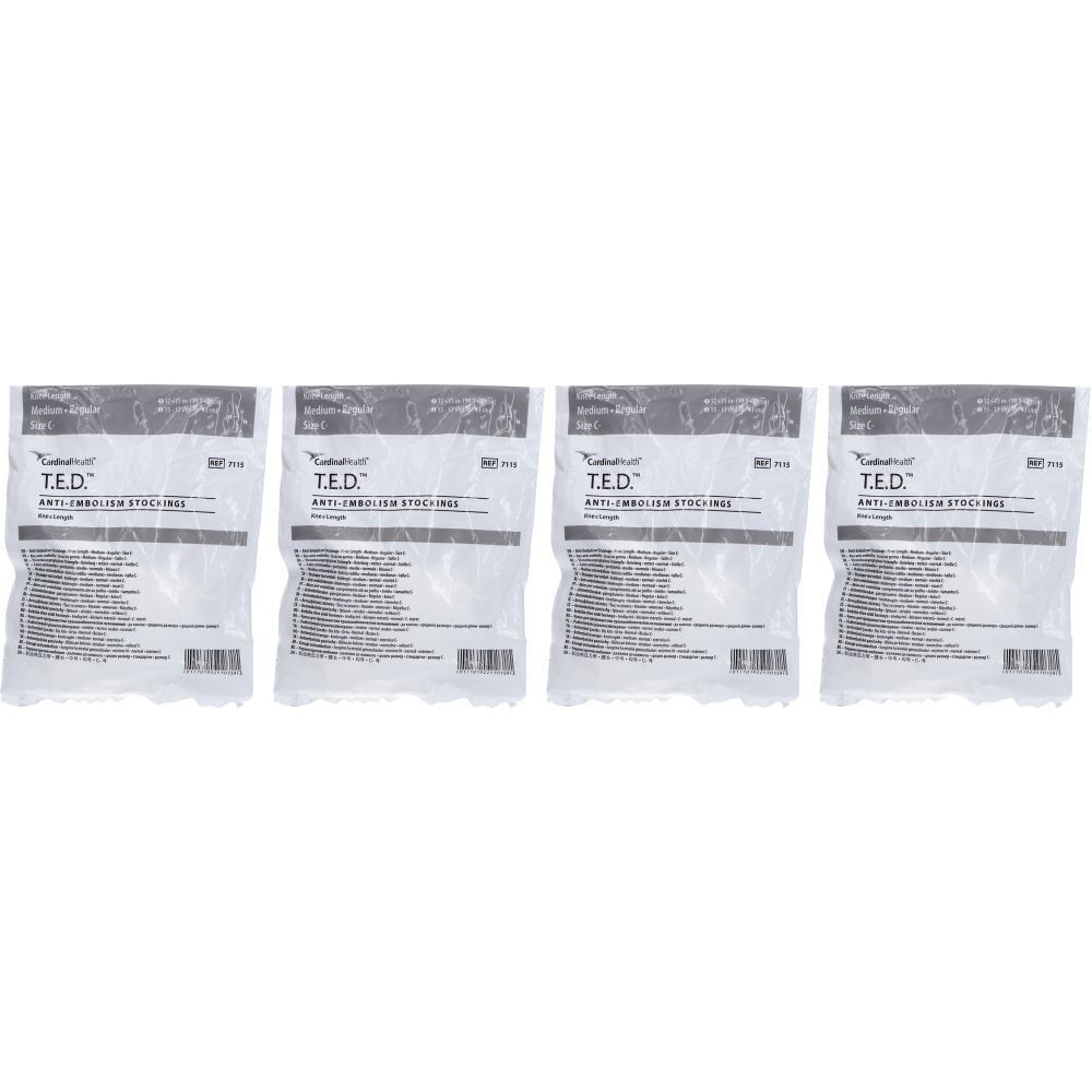 CONVIDIEN™ T.E.D™ Anti-Embolie Kniestrümpfe M Regulär Größe C Weiß