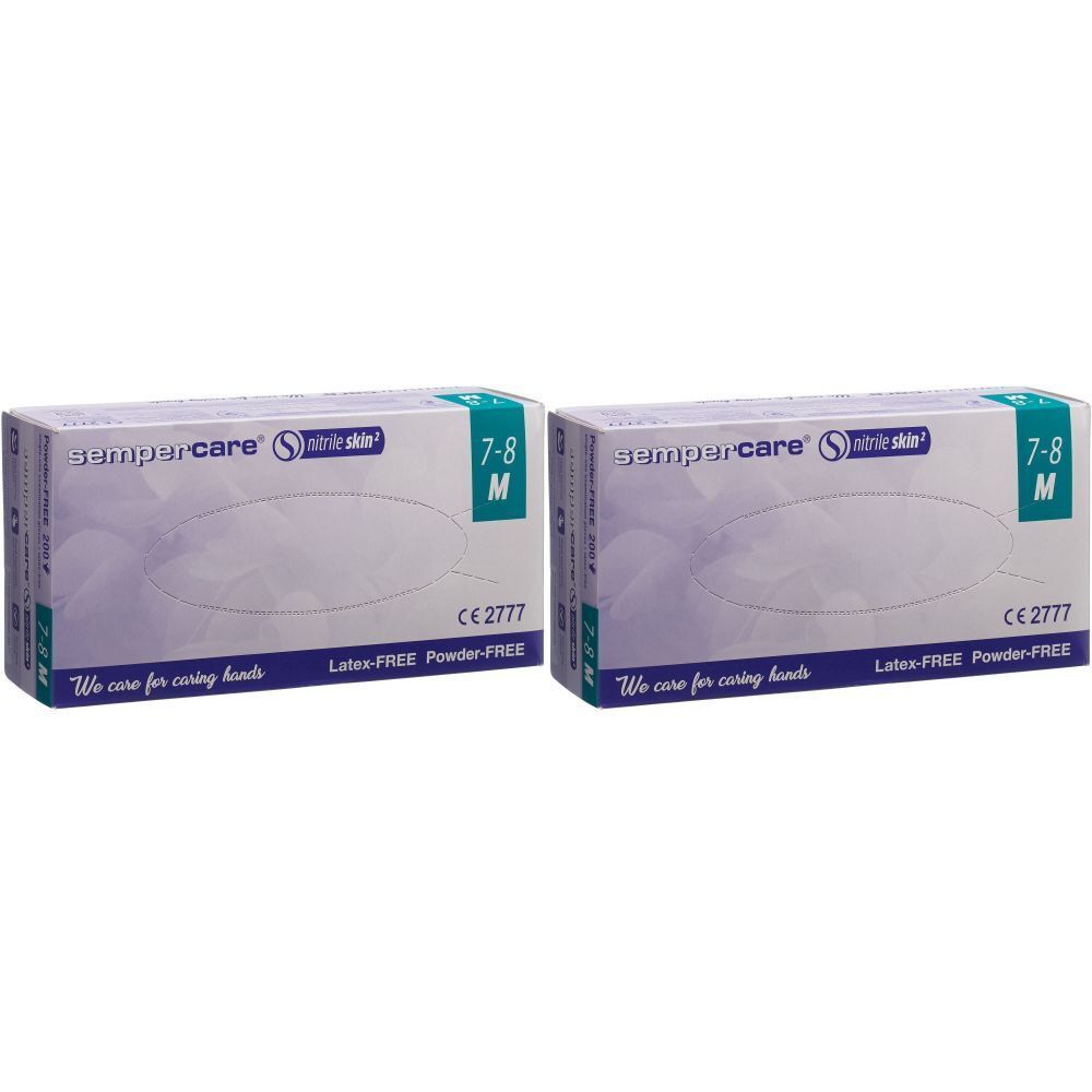 SEMPERCARE® Nitrile Skin Gants en latex taille M 7-8