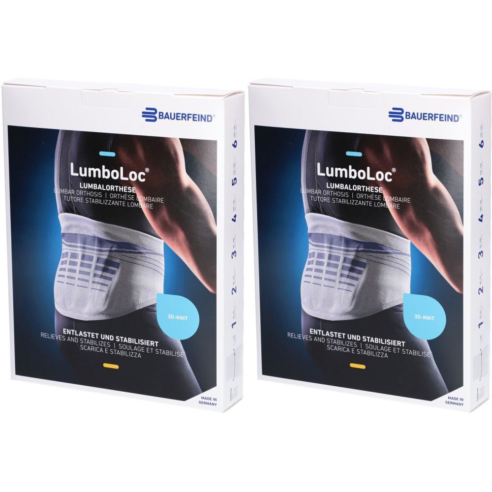 BAUERFEIND® LumboLoc® Rückenorthese Größe 3 Titan