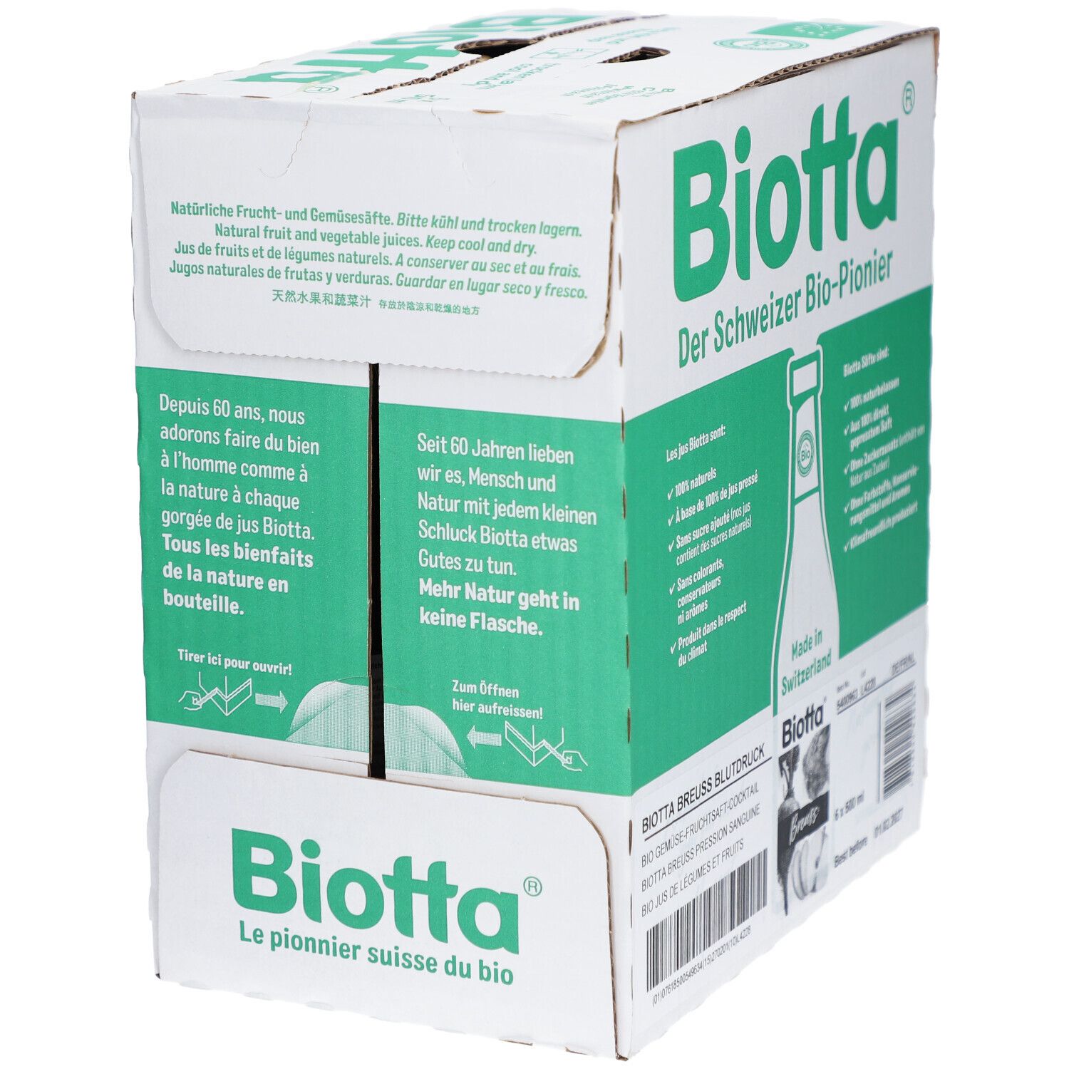 Biotta Breuss – Bio-Gemüsesaft zur Unterstützung des Blutdrucks