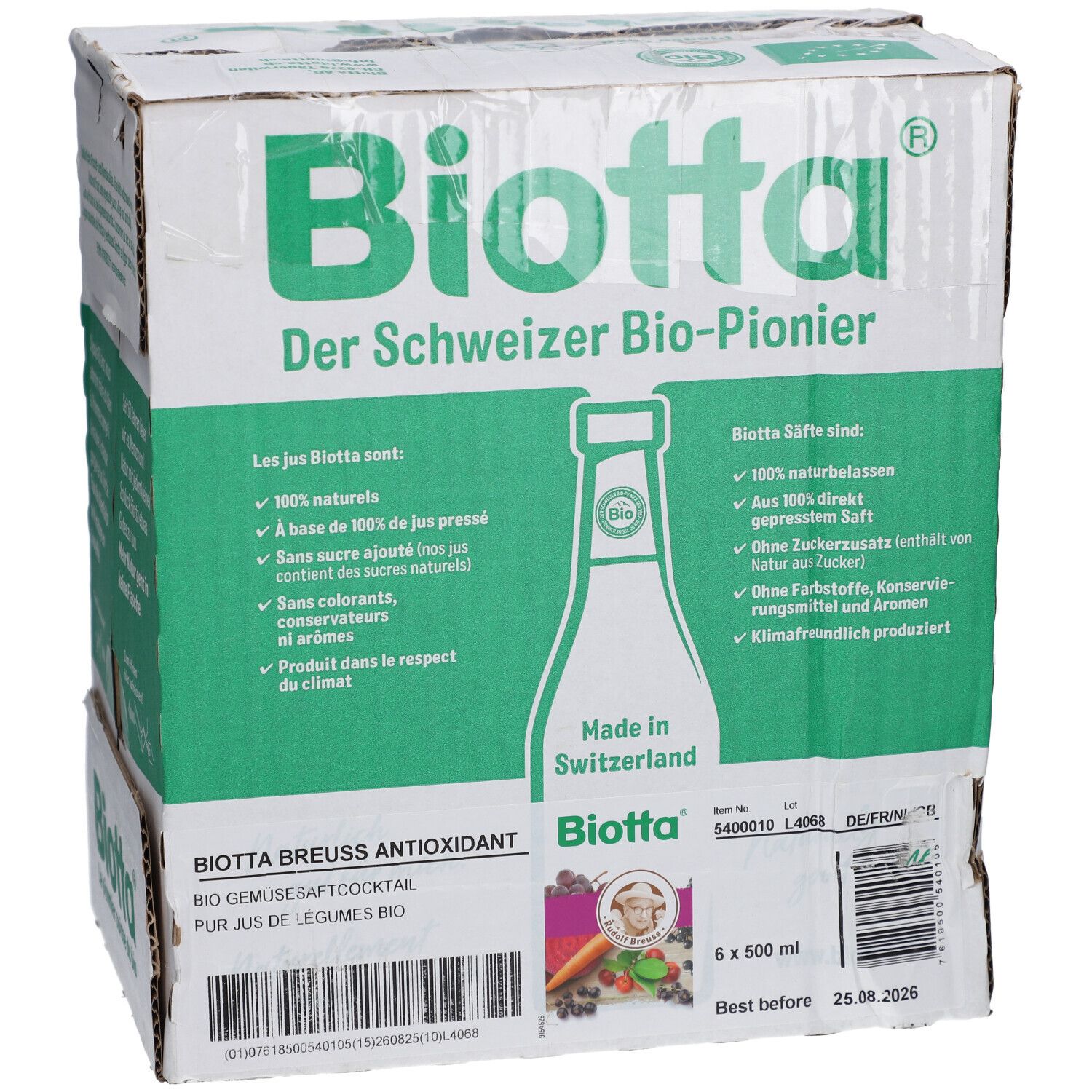 Biotta Breuss Jus antioxydant