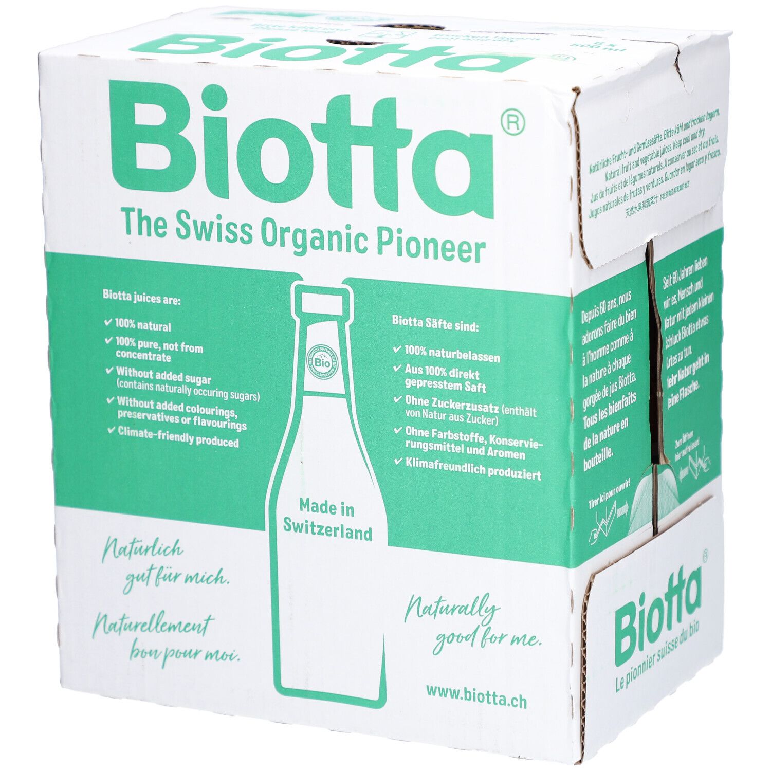 Biotta Gemüse-Cocktail Bio Gemüsesaft-Cocktail