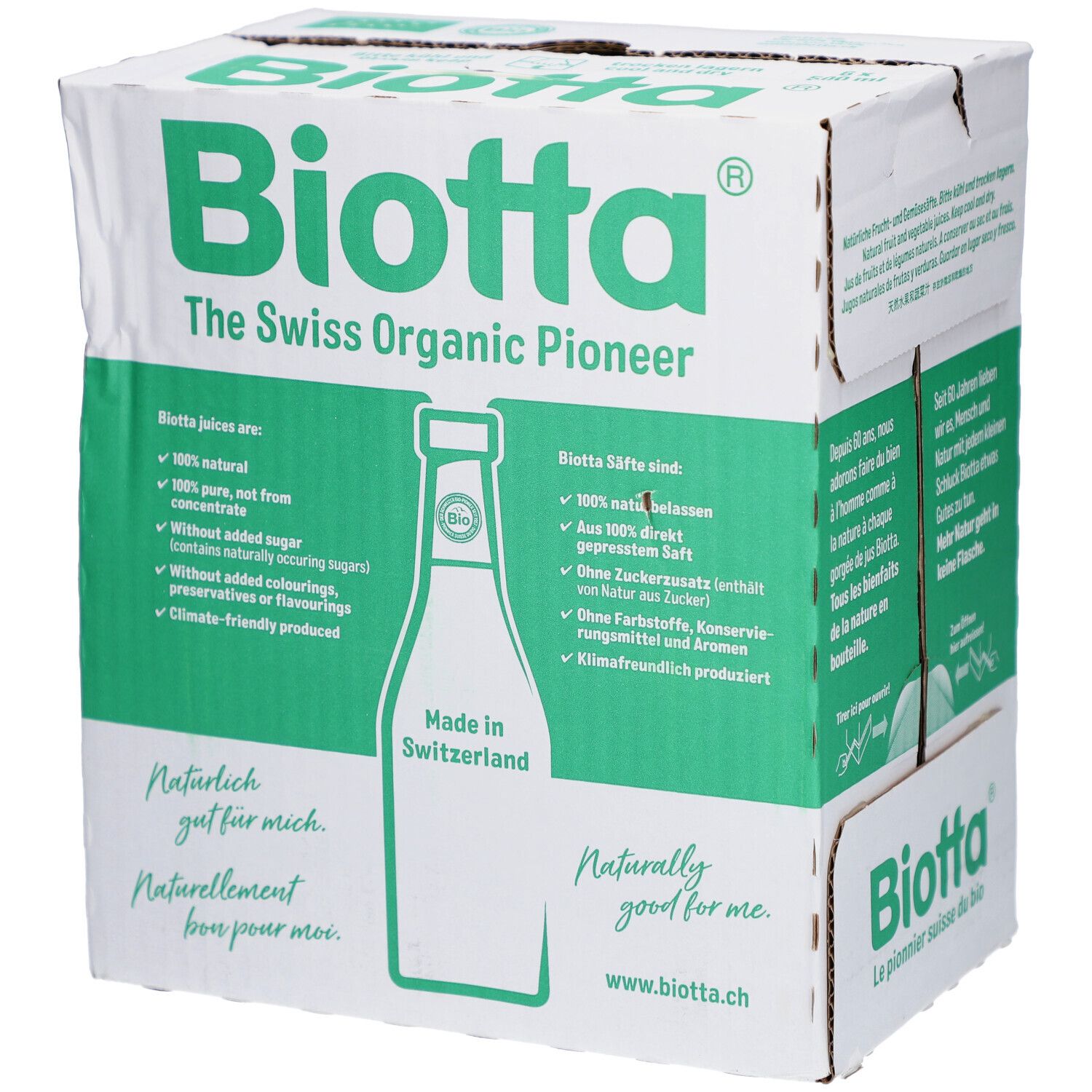 Biotta Sauerkrautsaft – 100% Bio aus fermentiertem Weisskohl