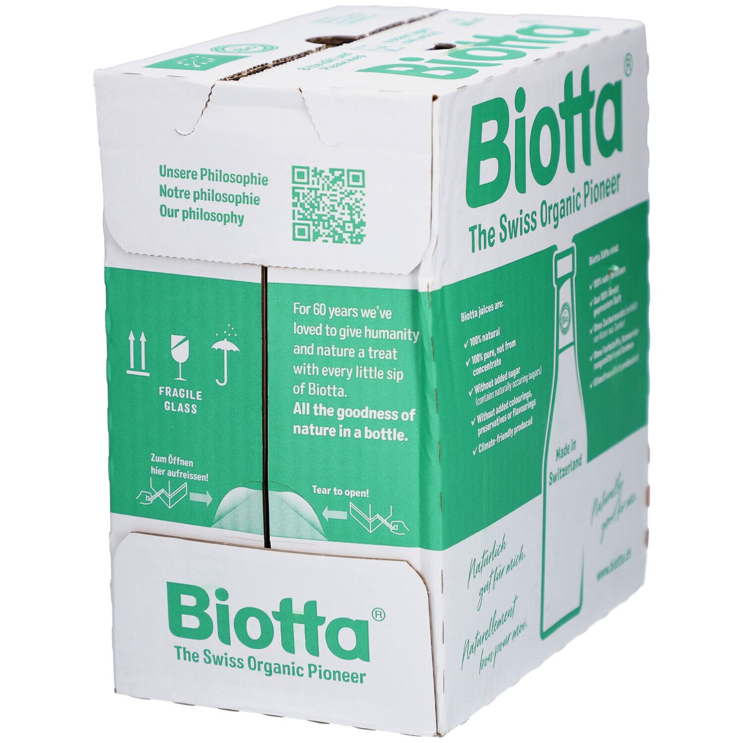 Biotta Sauerkrautsaft – 100% Bio aus fermentiertem Weisskohl