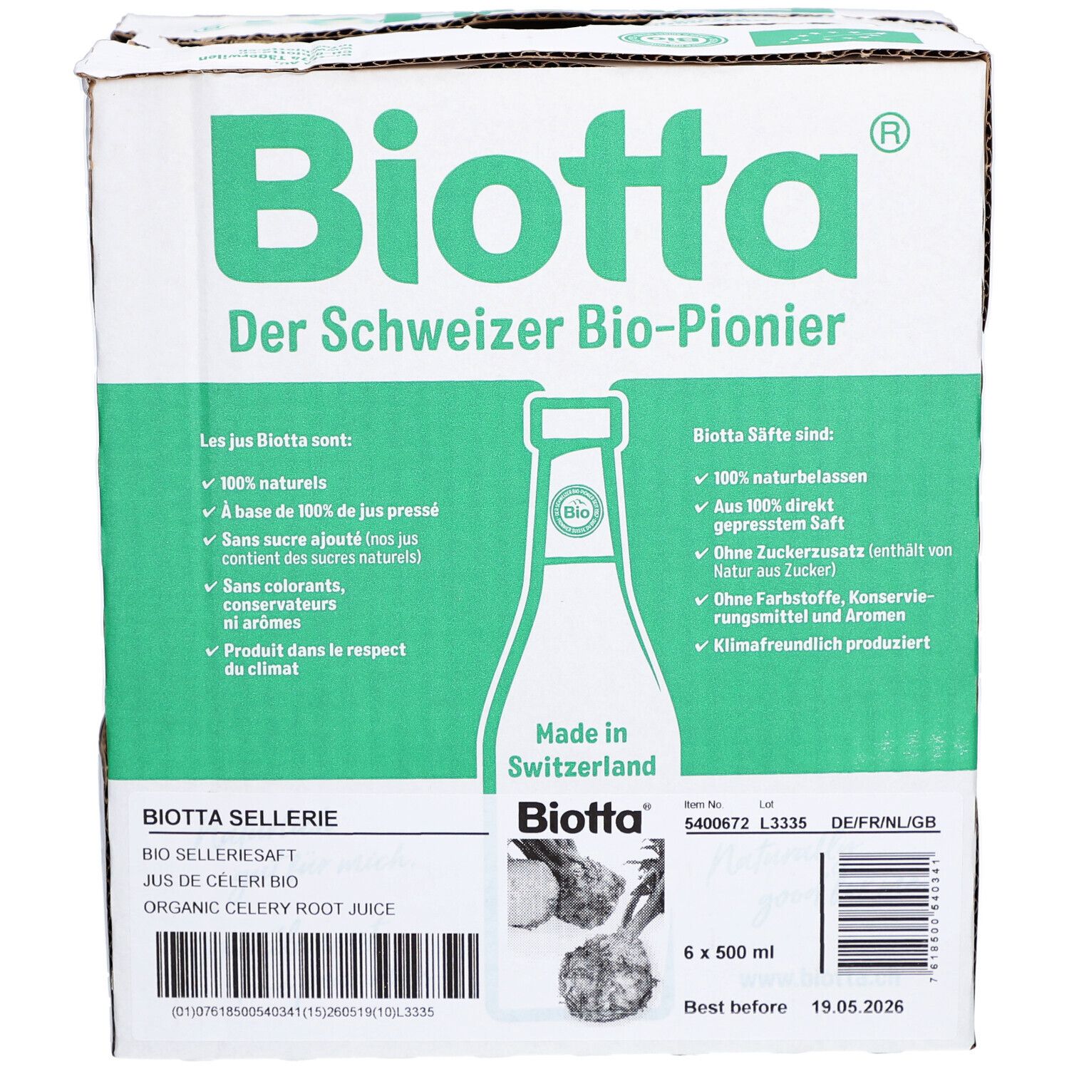 Biotta Sellerie 500ml