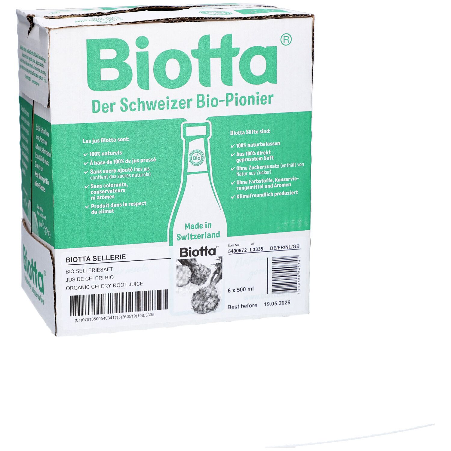 Biotta Sellerie 500ml