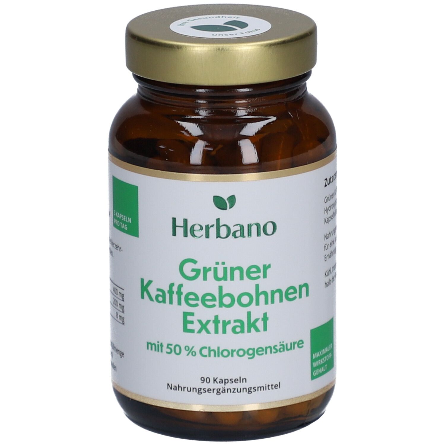 Herbano Grüner Kaffeebohnen Extrakt