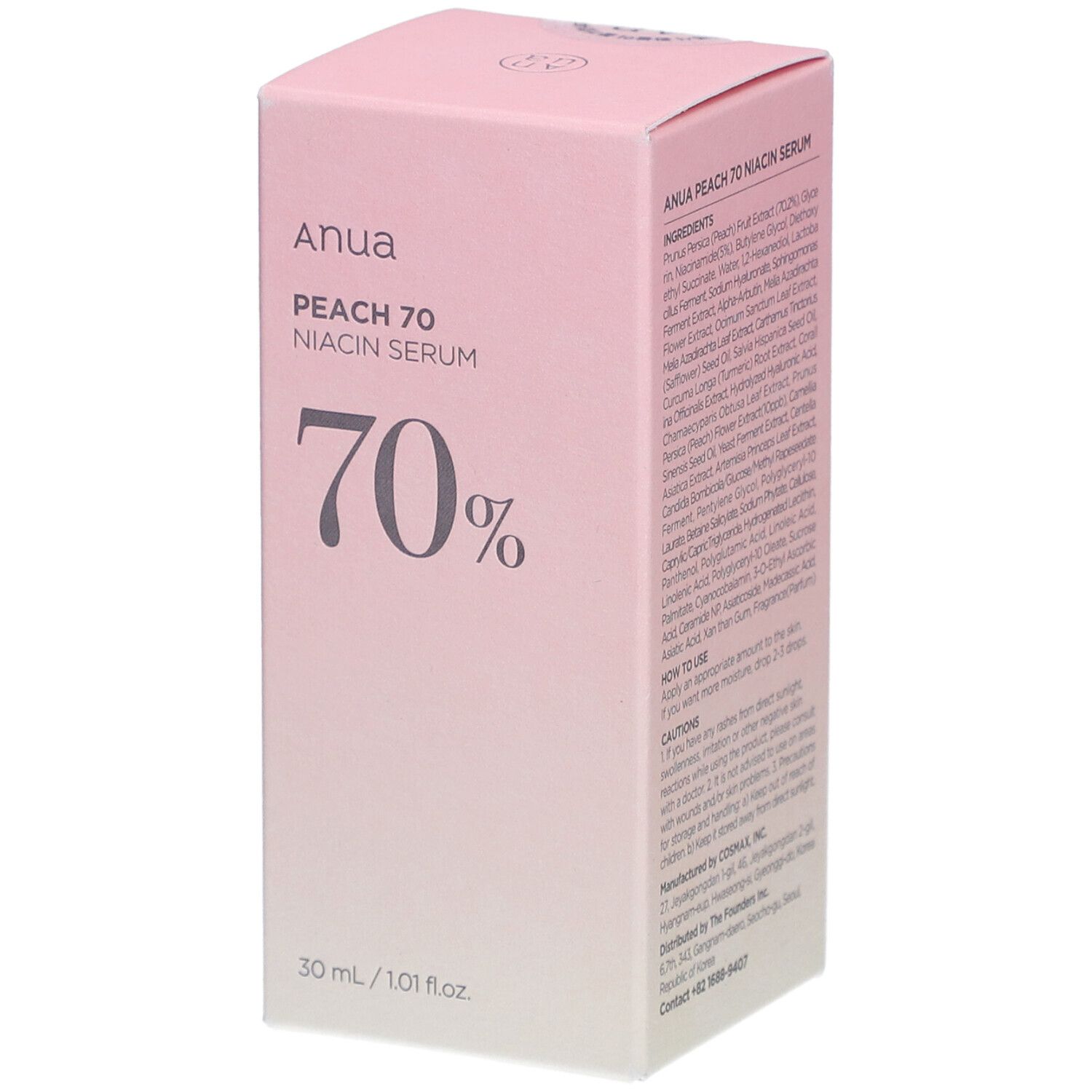 ANUA Pfirsich 70 Serum Niacinamid