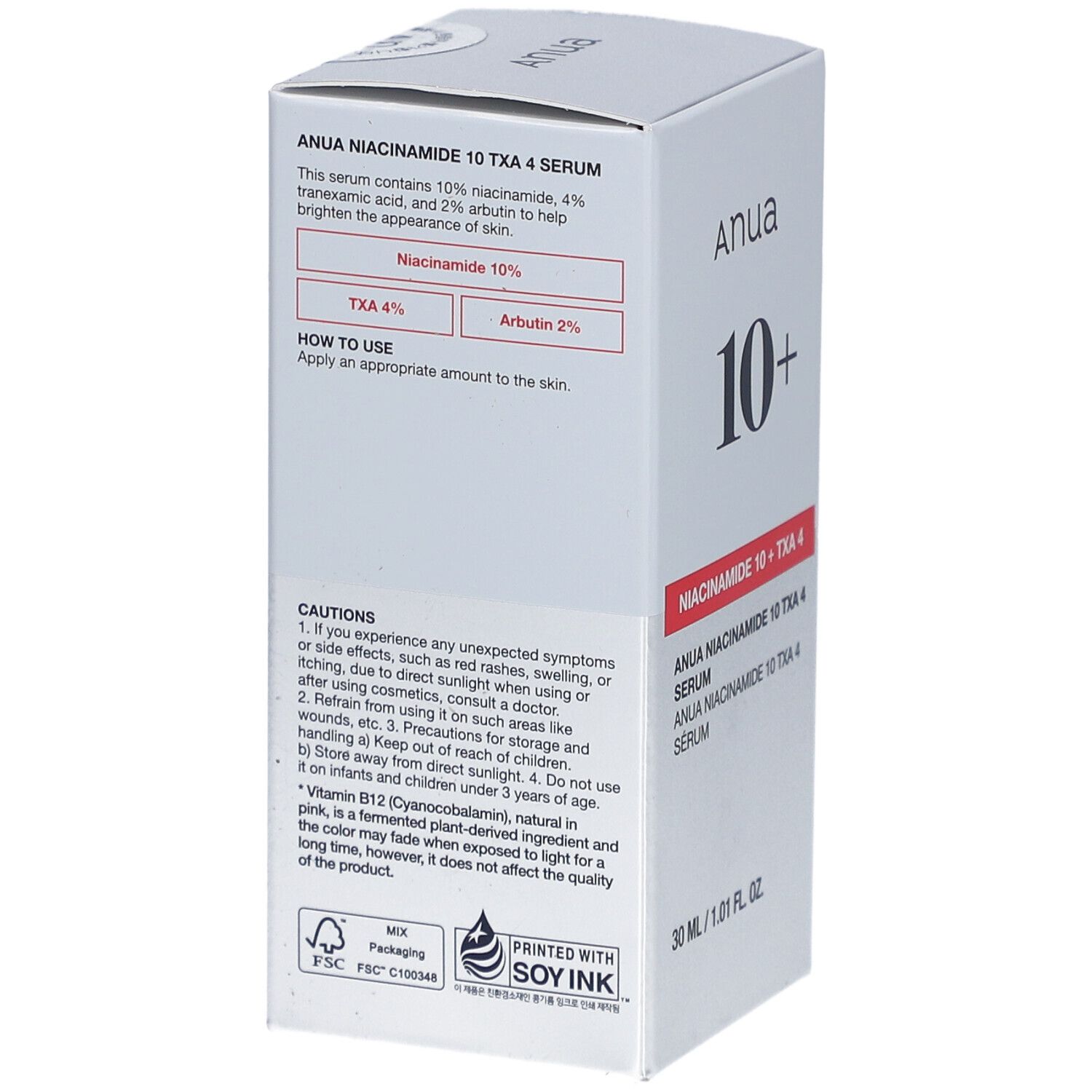 ANUA 10 + Sérum Niacinamide + TXA
