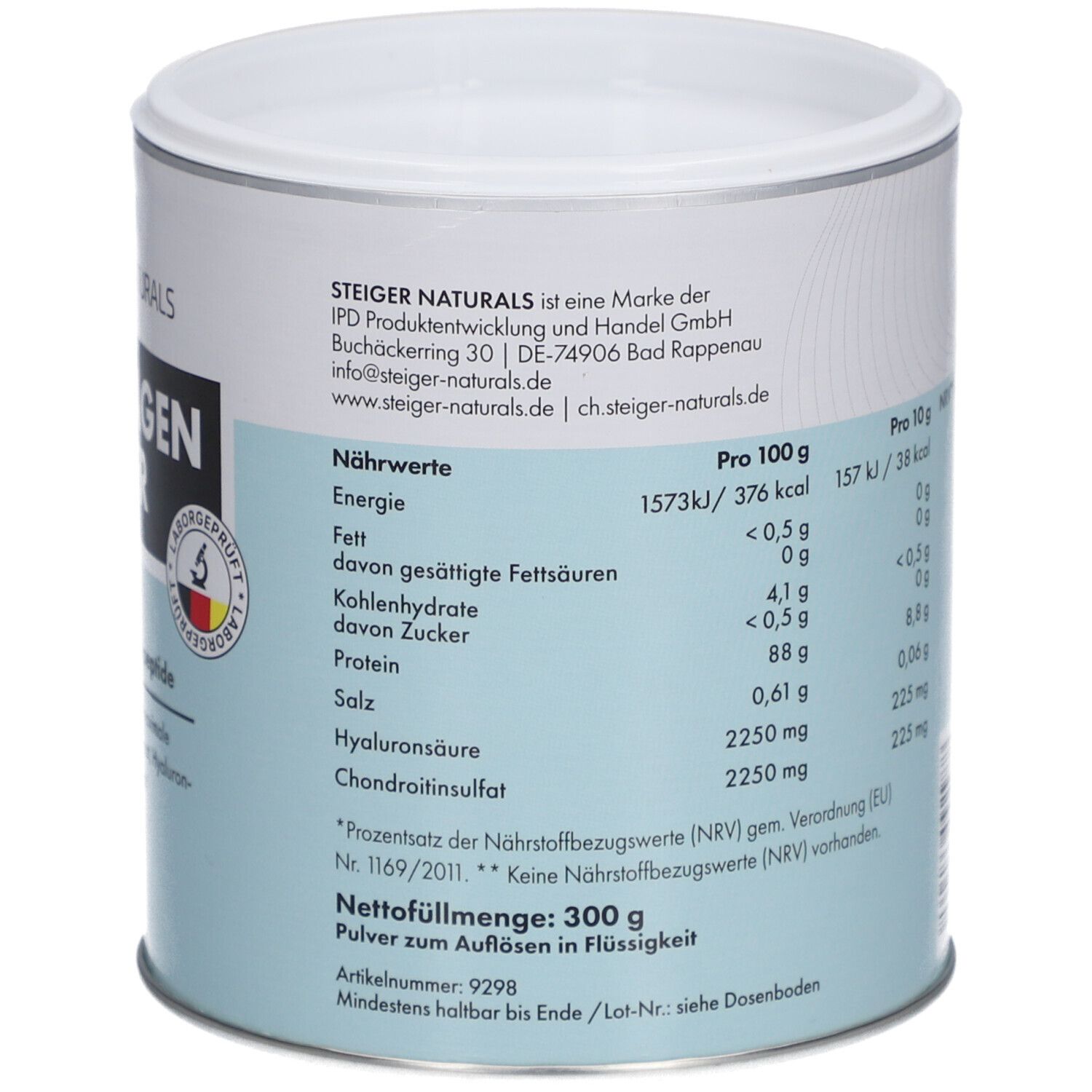 Steiger Naturals Poudre de collagène