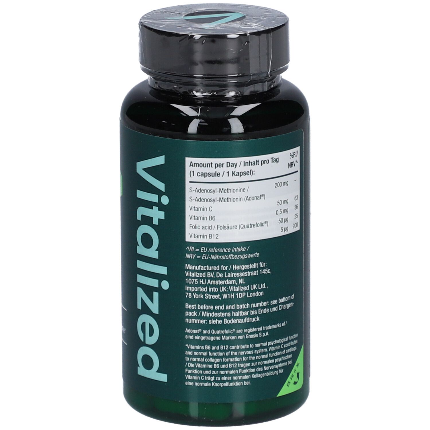Vitalized SAMe+ 200 mg