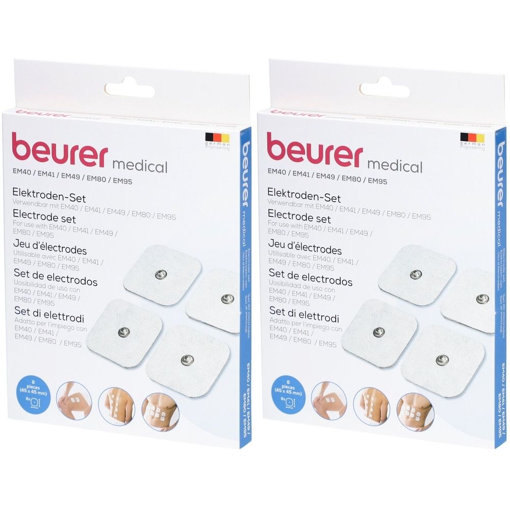 Beurer® Jeu d'électrodes 45x45 mm