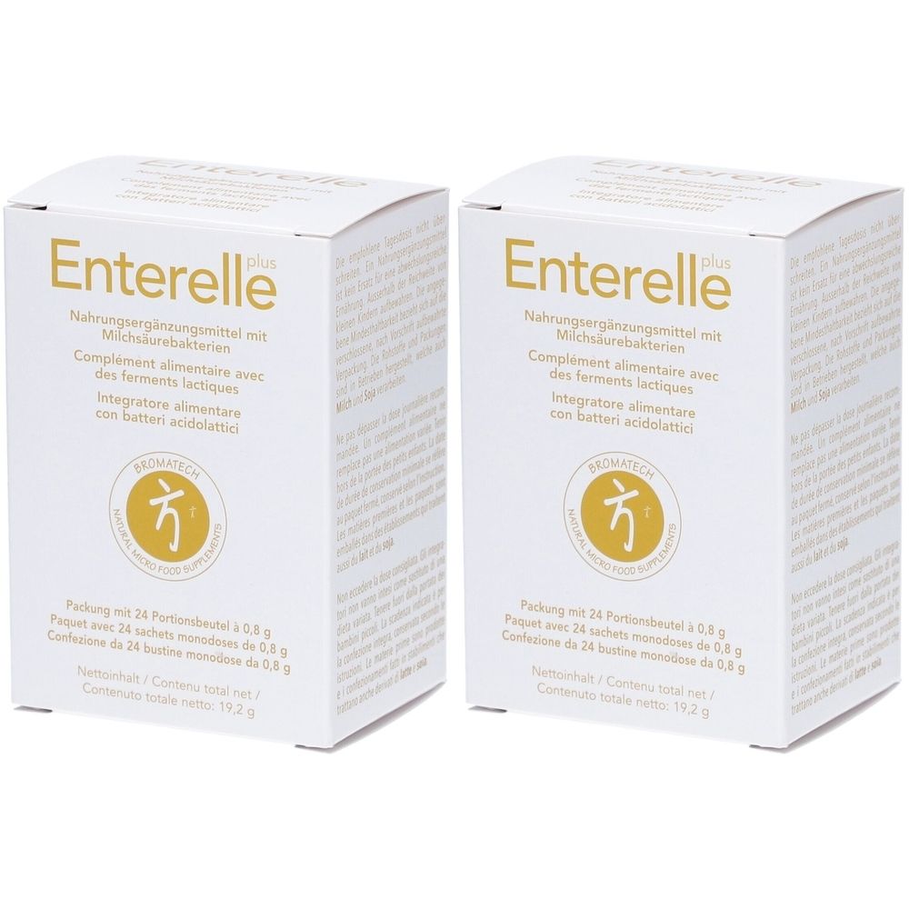 BROMATECH Enterelle Plus - Complément alimentaire avec des ferments lactiques