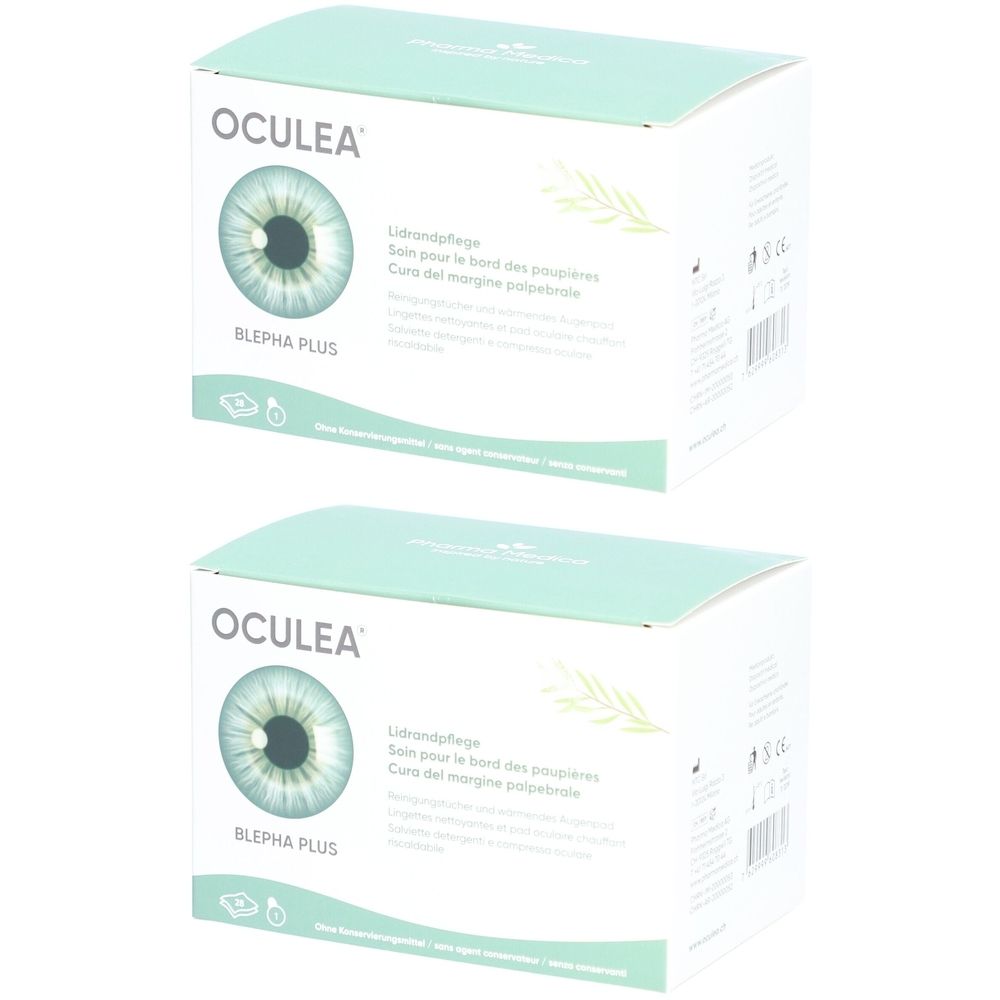 OCULEA® LID PLUS Lidreinigungstücher + Wärme-Augenpad
