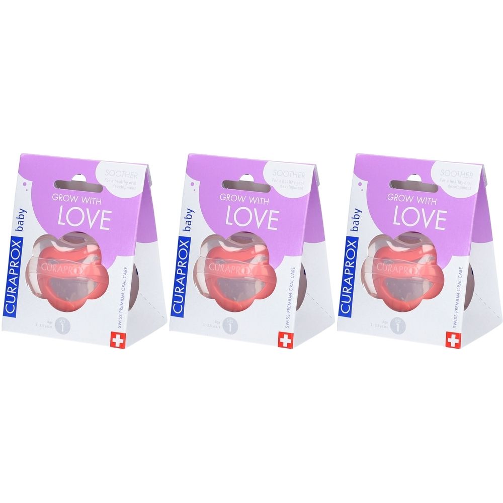 CURAPROX® Sucette correctrice pour bébé Taille 1, de 1 à 2,5 ans