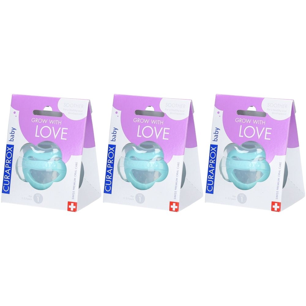 CURAPROX® Baby Sucette correctrice taille 1, de 1 à 2,5 ans