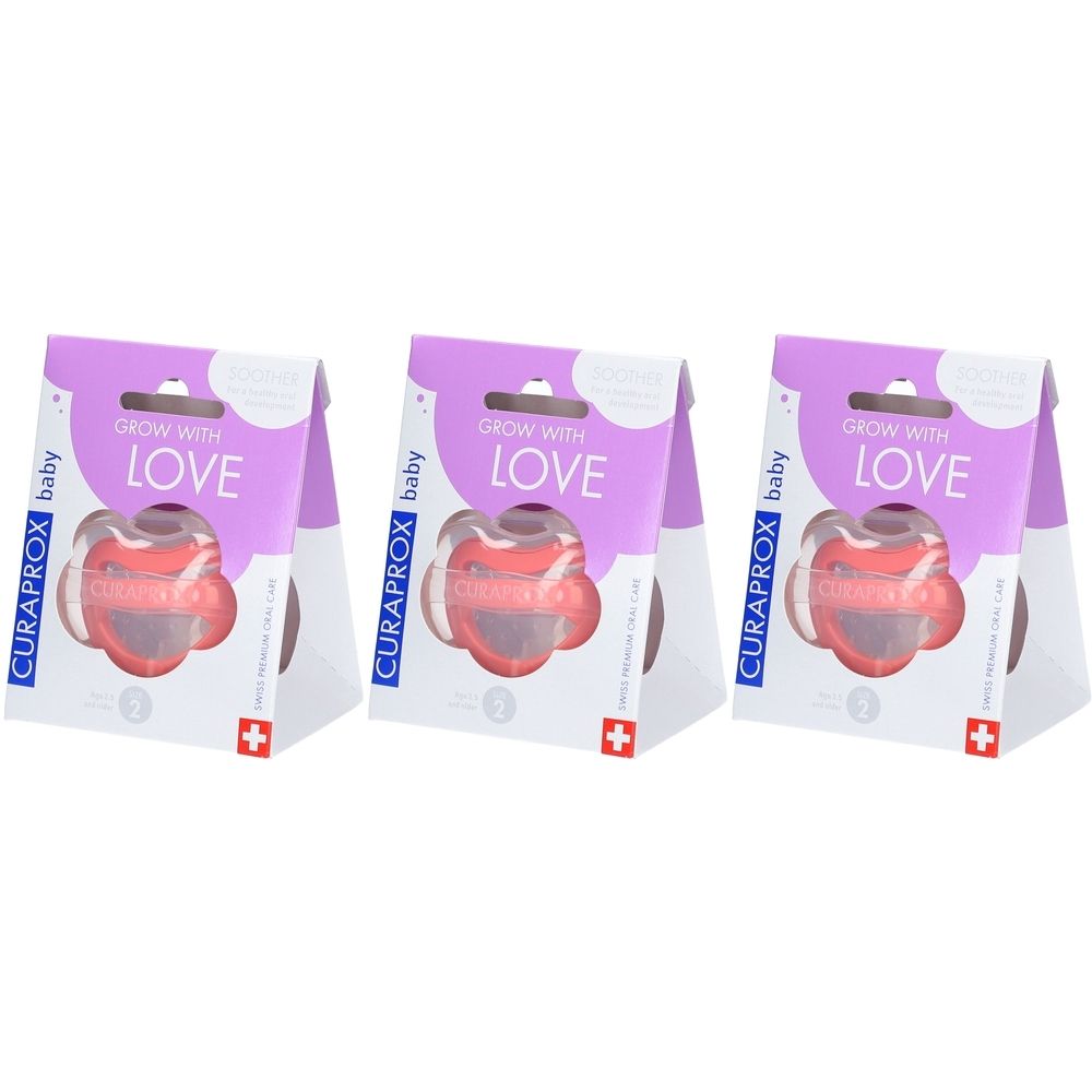 CURAPROX® Baby Korrektureller Schnuller Größe 2, ab 2,5 Jahren