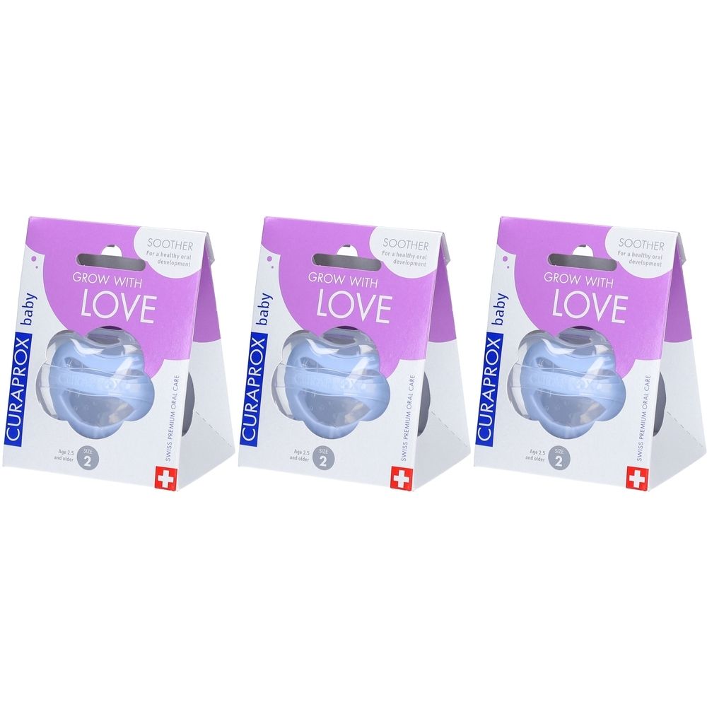 CURAPROX® Baby Korrektureller Schnuller Größe 2, ab 2,5 Jahren