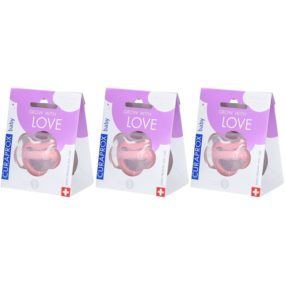 CURAPROX® Baby Korrektureller Schnuller Größe 2, ab 2,5 Jahren