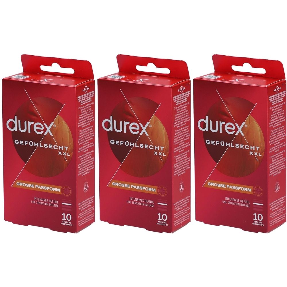DUREX Préservatif Sensation intense XXL