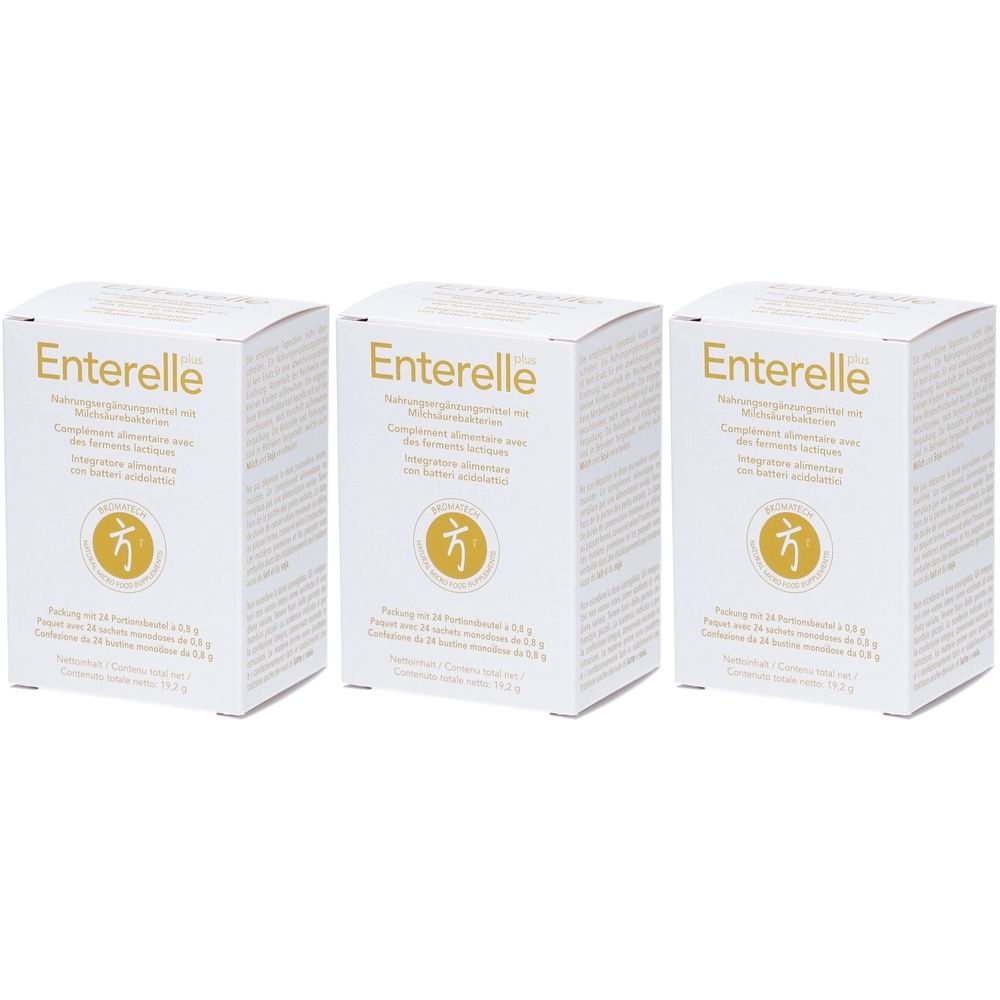 BROMATECH Enterelle Plus - Complément alimentaire avec des ferments lactiques