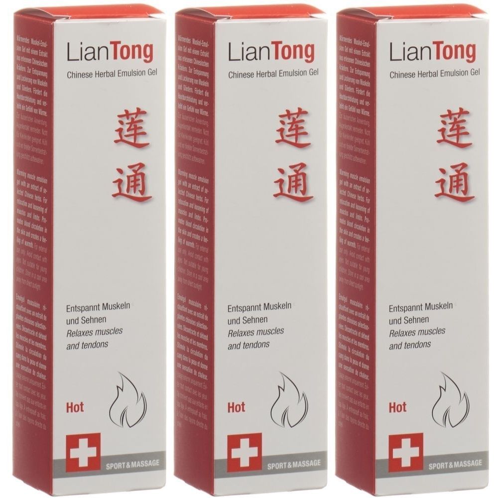 LIANTONG Chinese Herbal Emulsion Gel chauffant