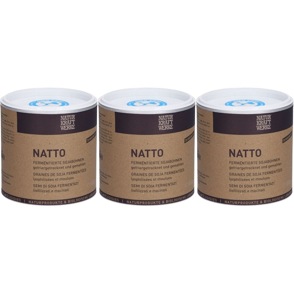 NATURKRAFTWERKE Natto fermentierte Sojabohnen gemahlen