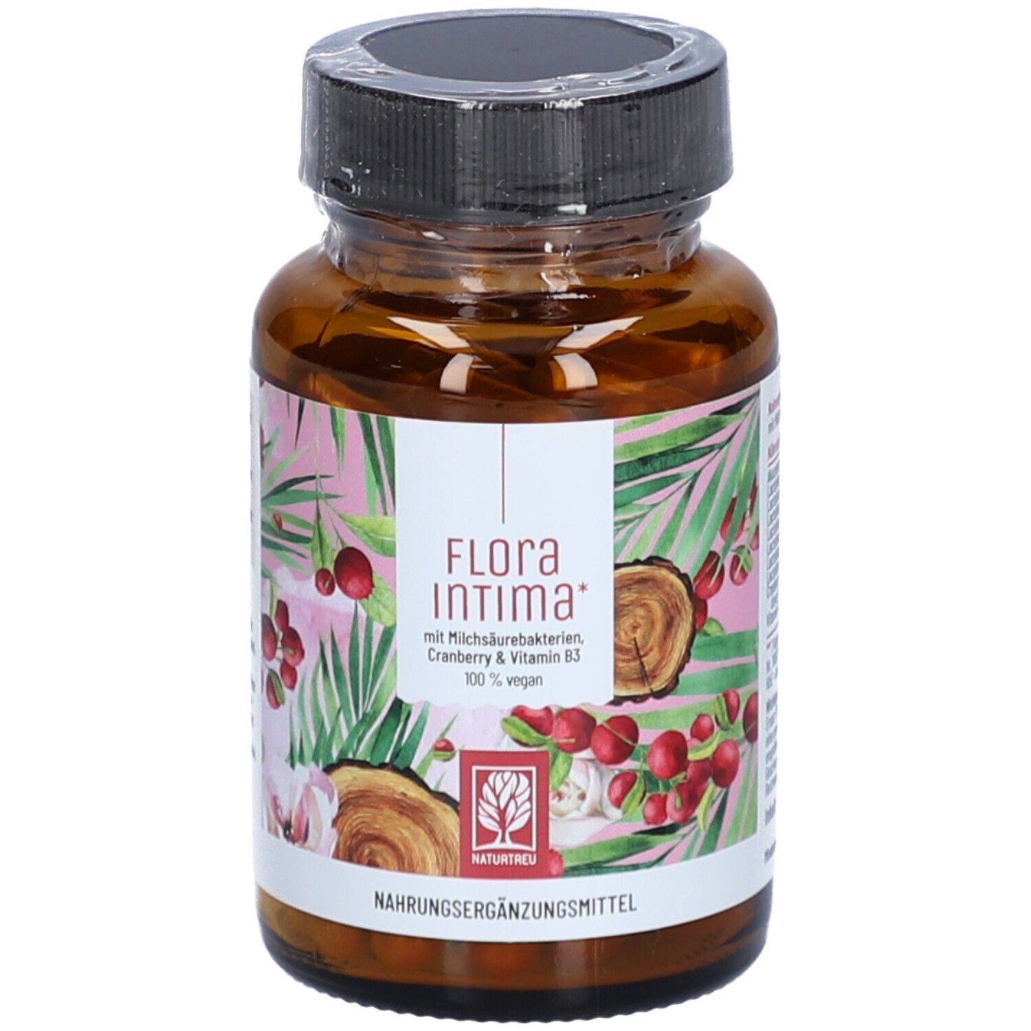 Milchsäurebakterien mit Cranberry & Vitamin B3 - Floraintima - NATURTREU®