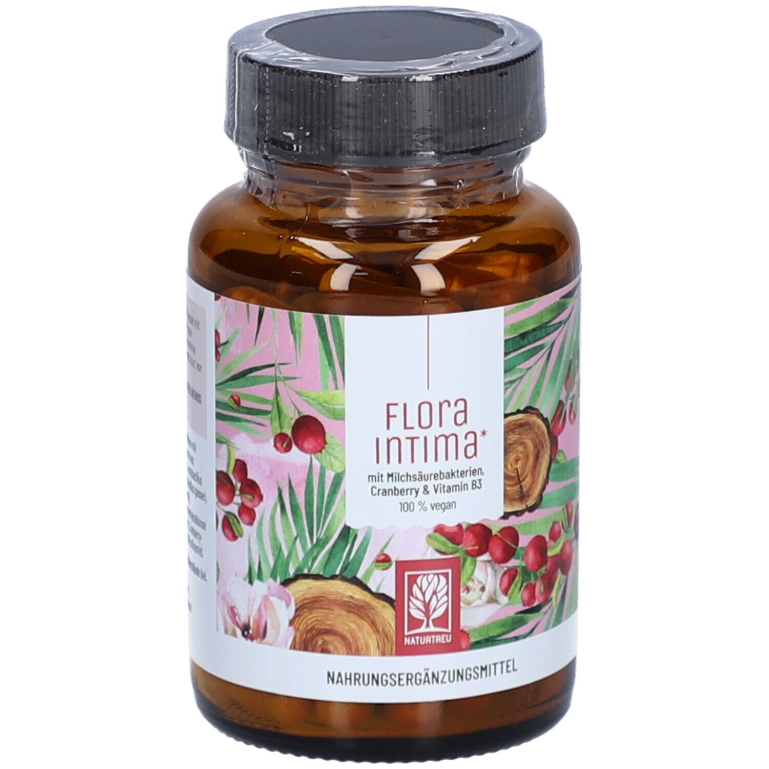 Milchsäurebakterien mit Cranberry & Vitamin B3 - Floraintima - NATURTREU®