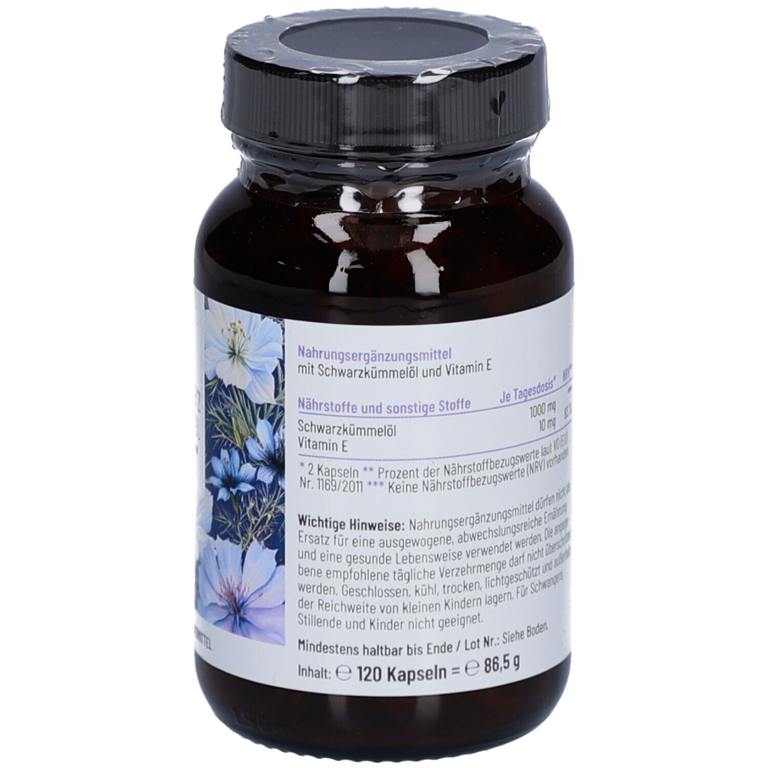 NATURTREU Schwarzkümmel Schwarzkümmelöl + Vitamin E
