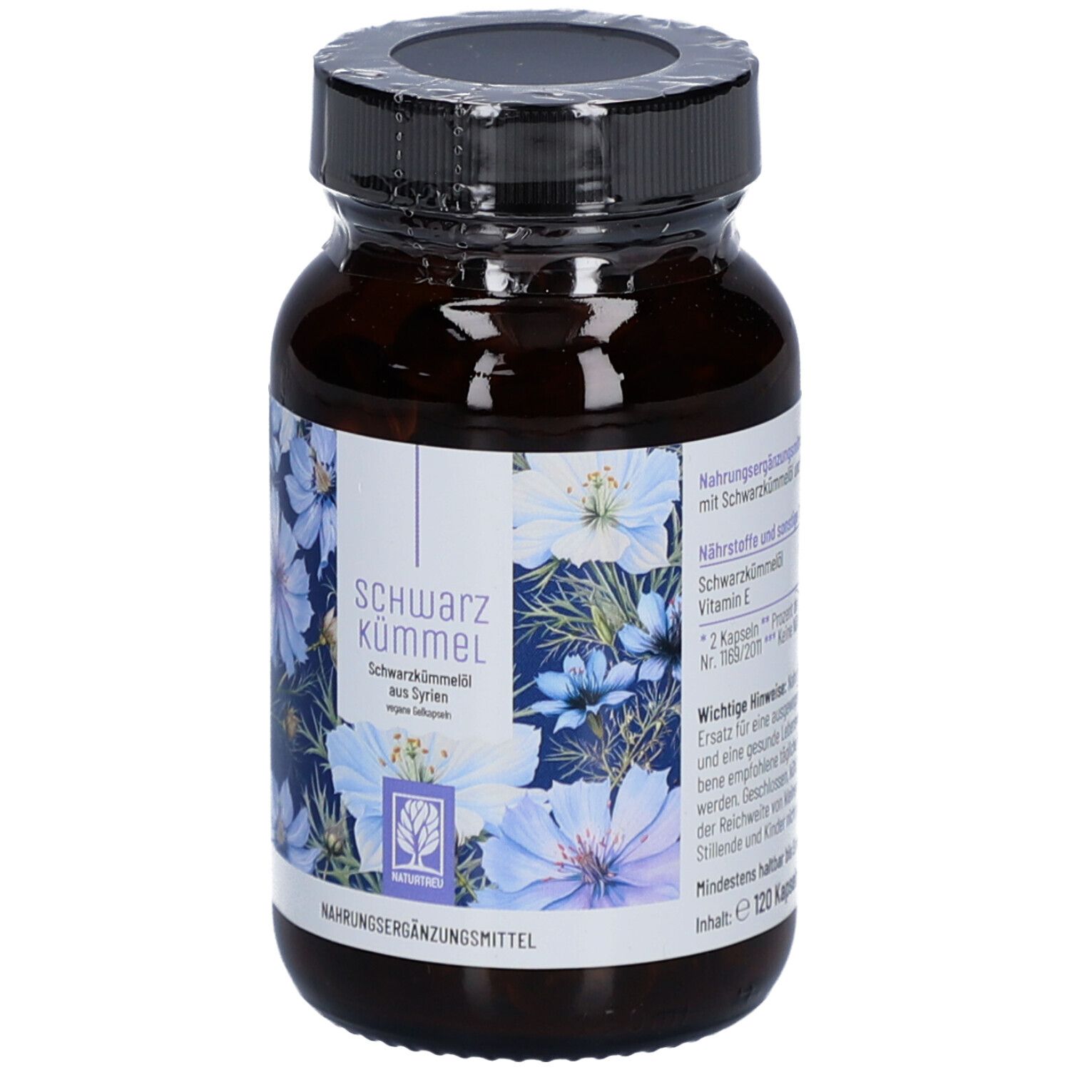 NATURTREU Schwarzkümmel Schwarzkümmelöl + Vitamin E