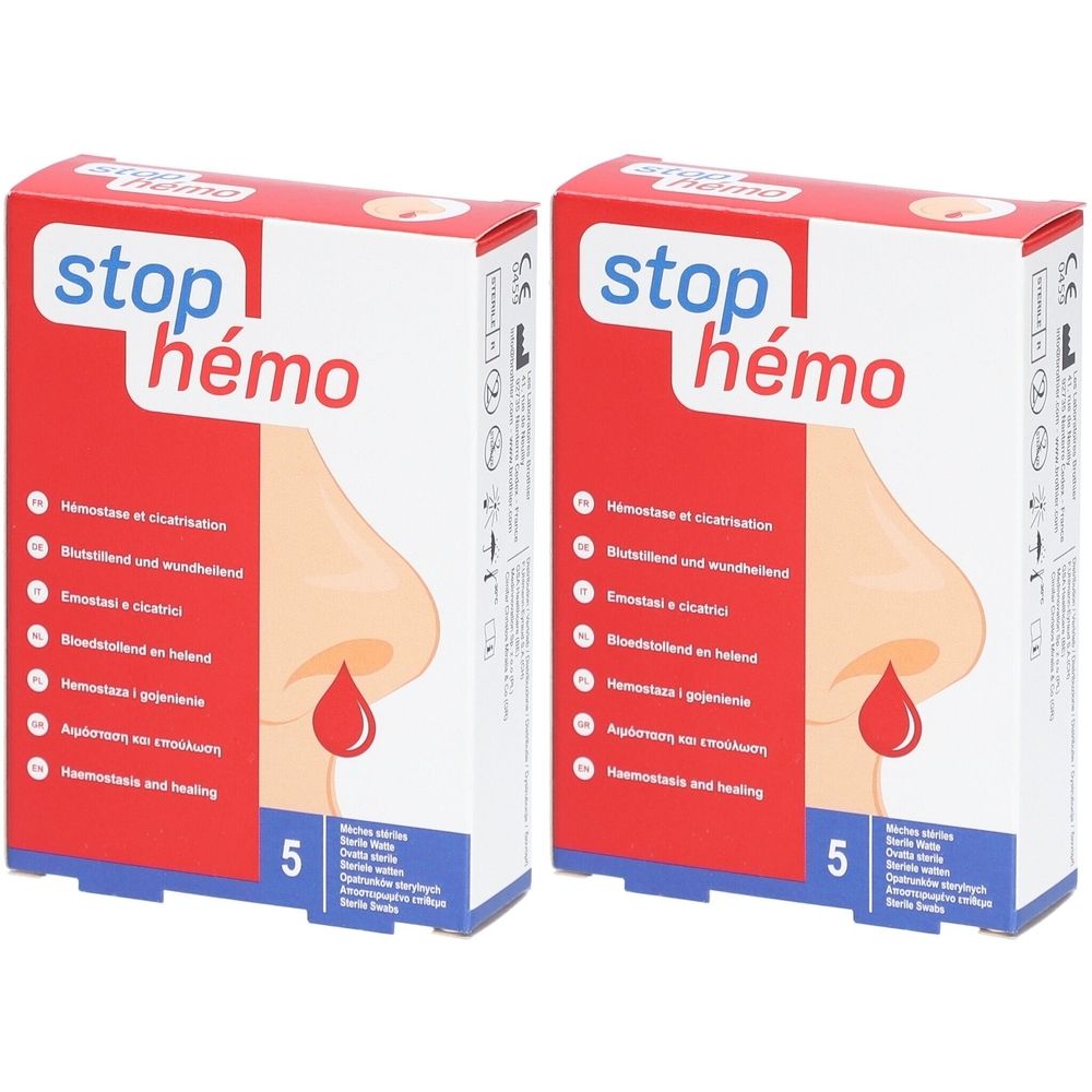 Stop Hémo® Blutstillende Watte aus Kalciumalginat, steril und gebrauchsfertig