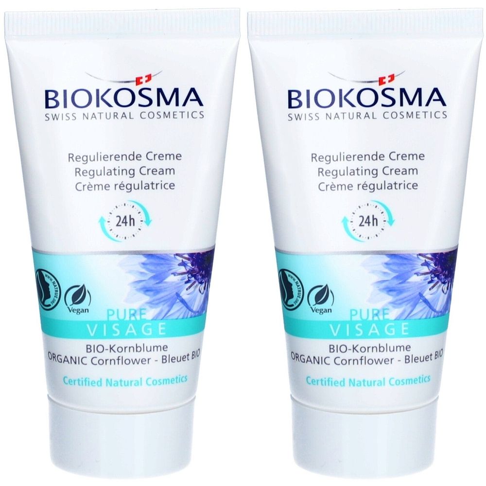 BIOKOSMA Pure Visage - Crème régulatrice 24h