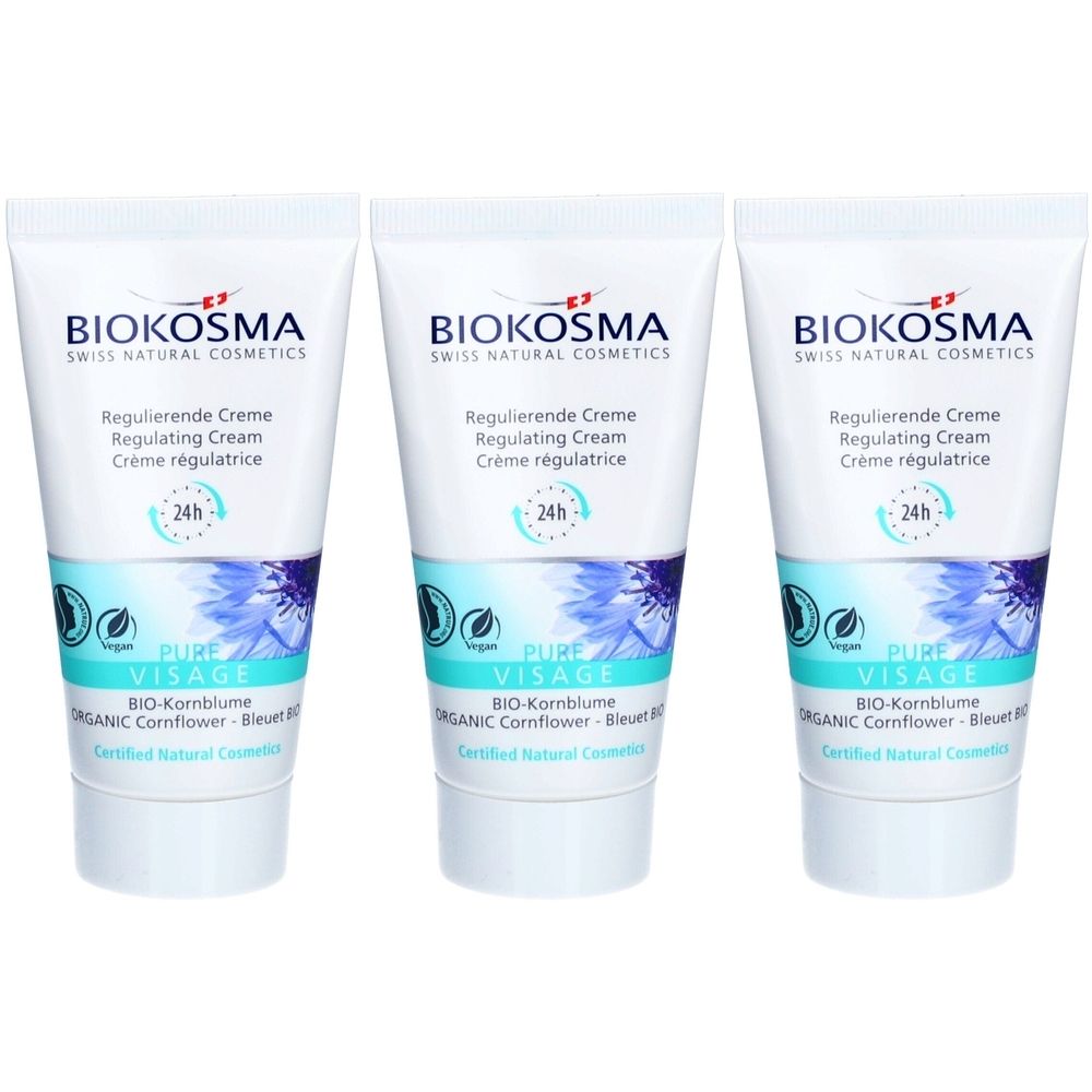 BIOKOSMA Pure Visage - Crème régulatrice 24h
