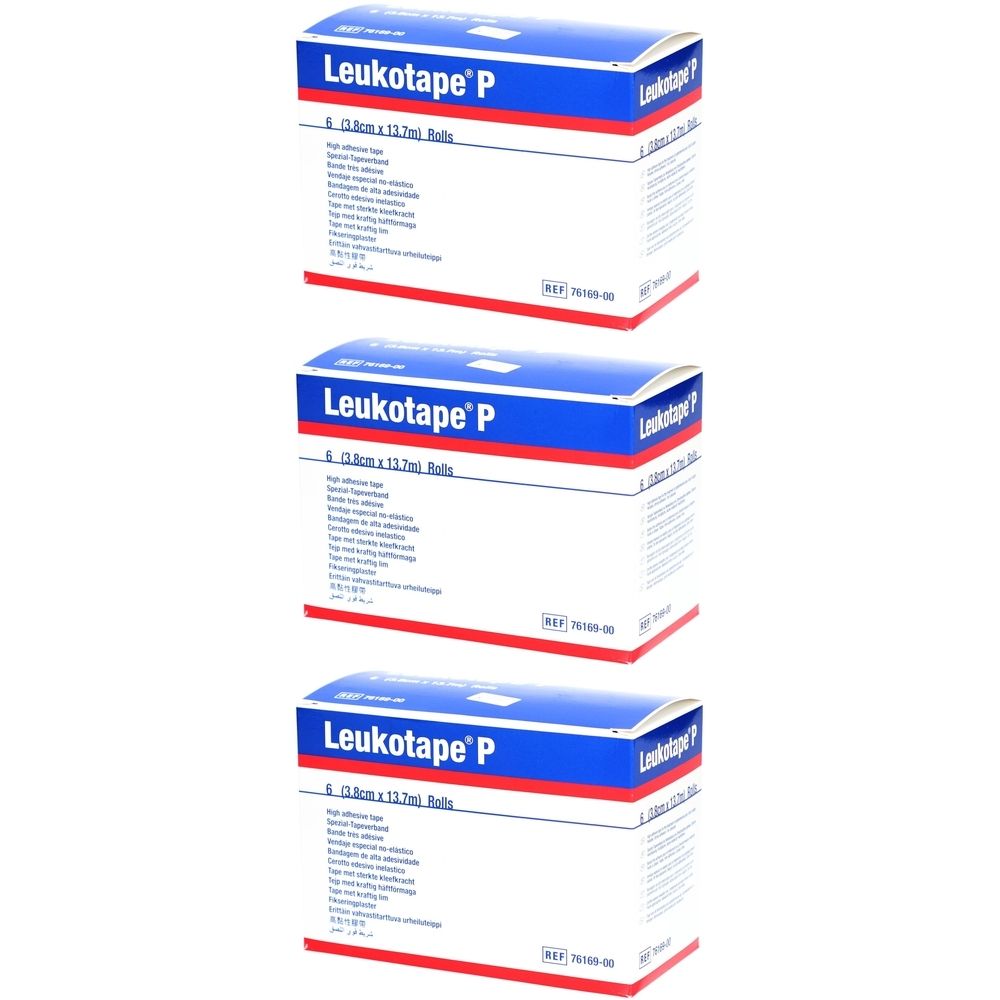 Leukotape P bande adhésive 13,7 m x 3,8 cm non-élastiques