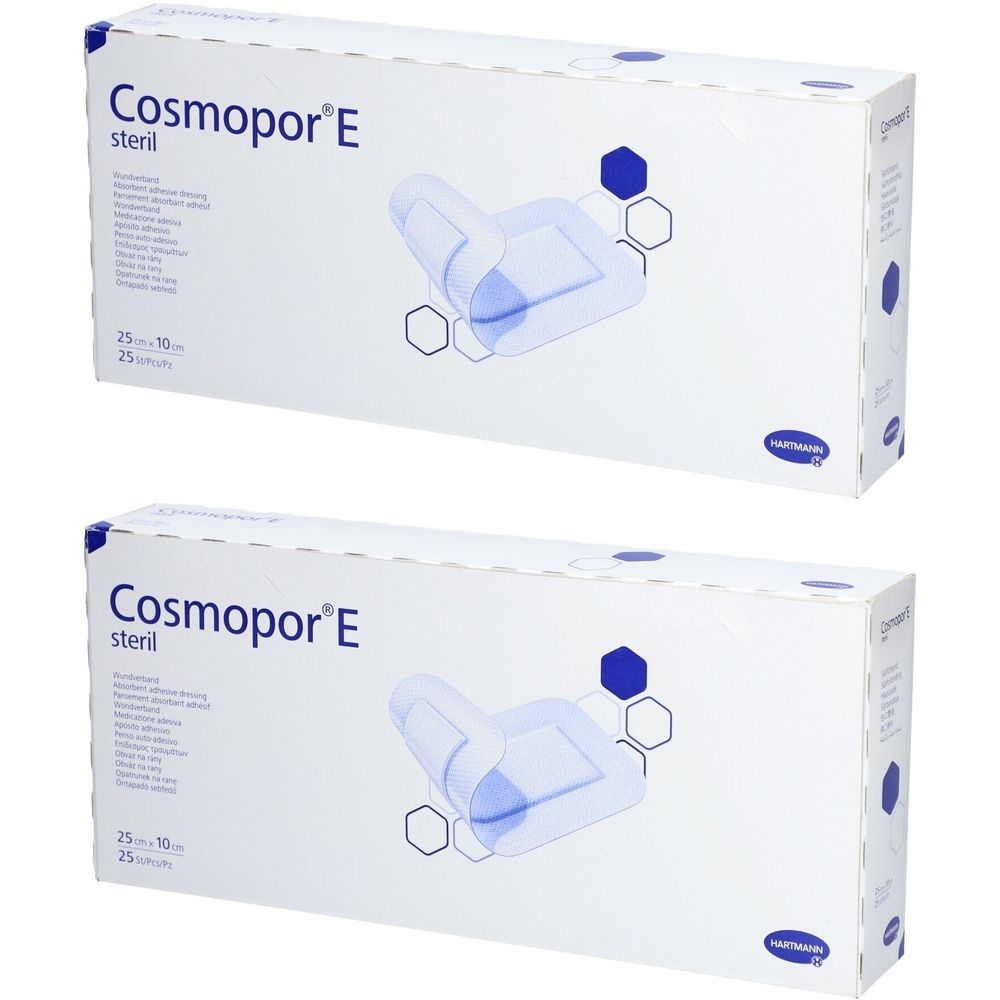 COSMOPOR® E Pansement Absorbant Adhésif Stérile 25 x 10 cm
