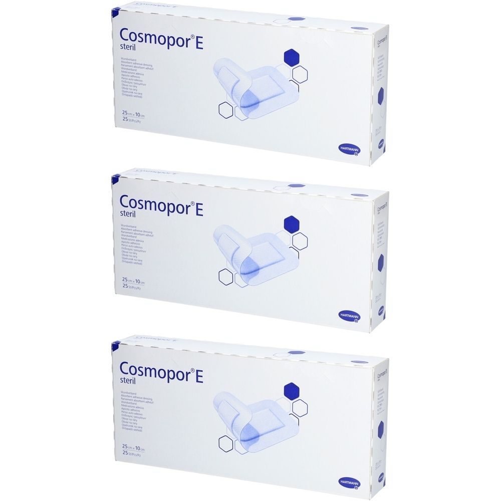COSMOPOR® E Pansement Absorbant Adhésif Stérile 25 x 10 cm