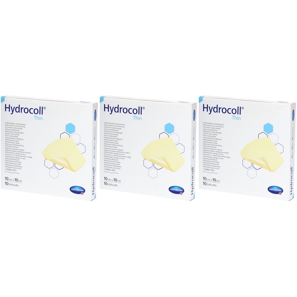 HARTMANN Hydrocoll® Fin Hydrokolloid-Pflaster 10 x 10 cm