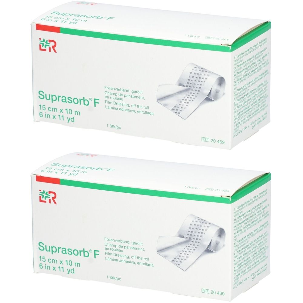 L&R Suprasorb® F Champ de pansement en rouleau 15 cm x 10 m non stérile